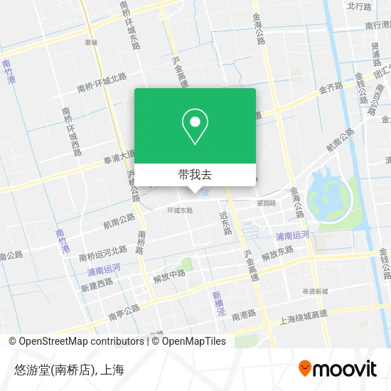 悠游堂(南桥店)地图