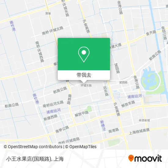 小王水果店(国顺路)地图
