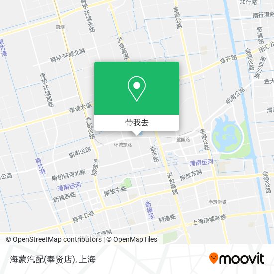 海蒙汽配(奉贤店)地图