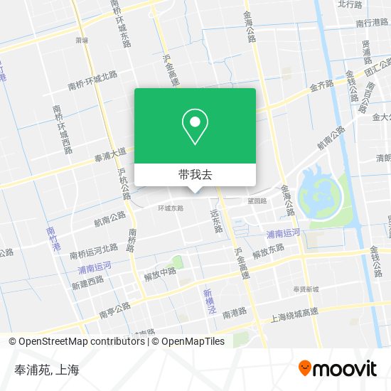 奉浦苑地图
