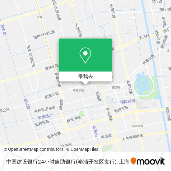 中国建设银行24小时自助银行(奉浦开发区支行)地图