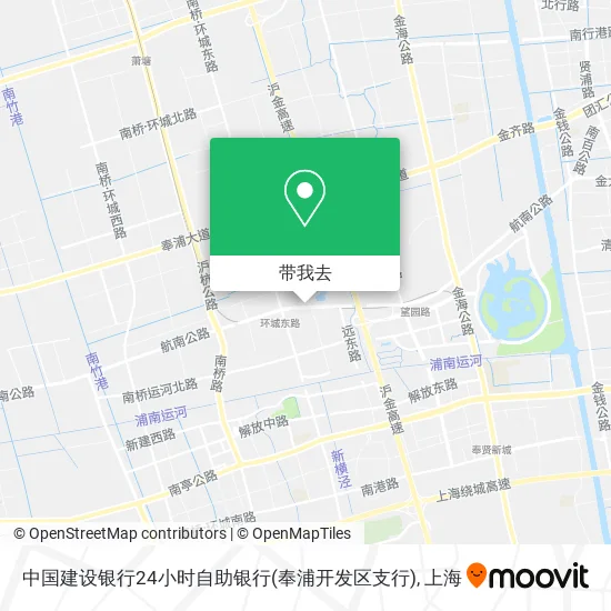 中国建设银行24小时自助银行(奉浦开发区支行)地图