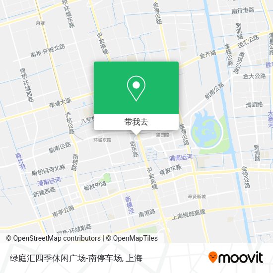 绿庭汇四季休闲广场-南停车场地图