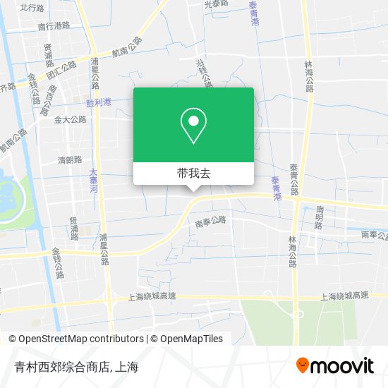 青村西郊综合商店地图
