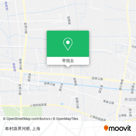 奉村路界河桥地图