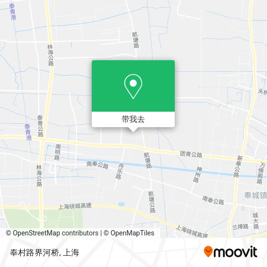 奉村路界河桥地图