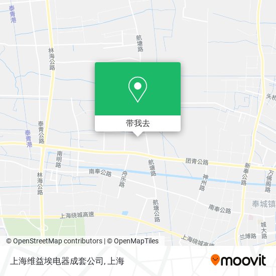 上海维益埃电器成套公司地图