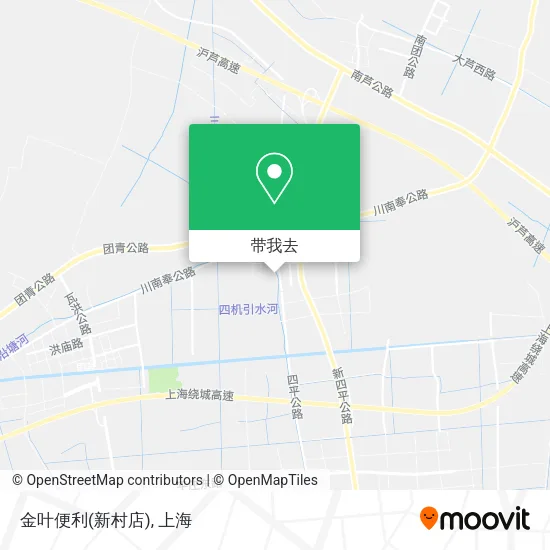 金叶便利(新村店)地图