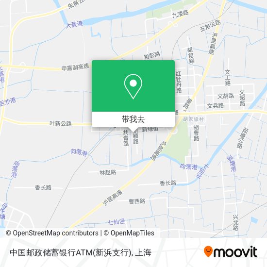 中国邮政储蓄银行ATM(新浜支行)地图