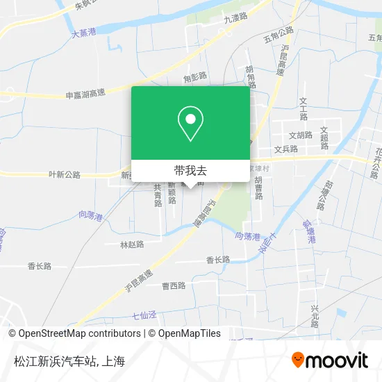 松江新浜汽车站地图