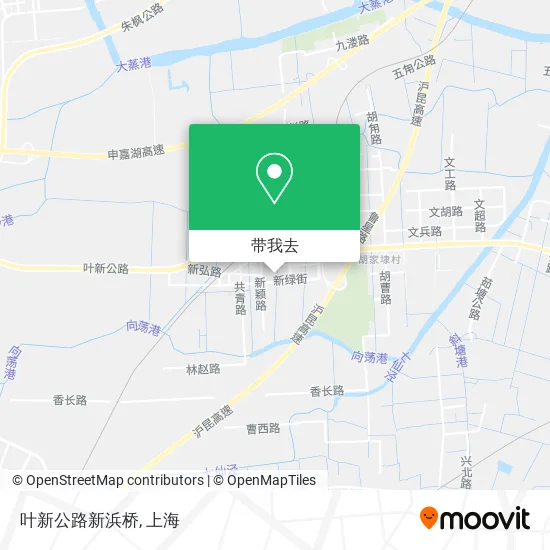 叶新公路新浜桥地图