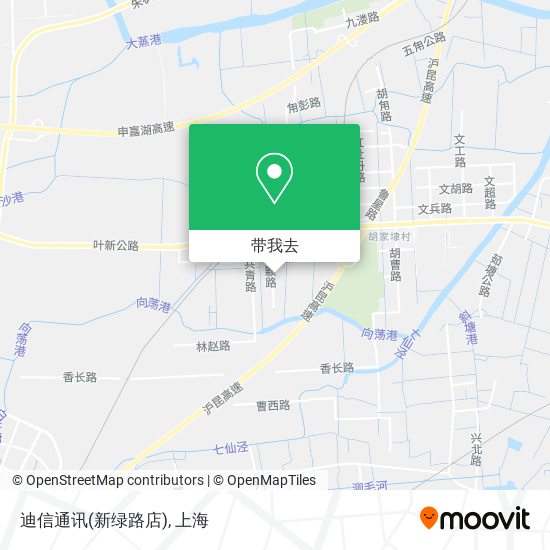 迪信通讯(新绿路店)地图