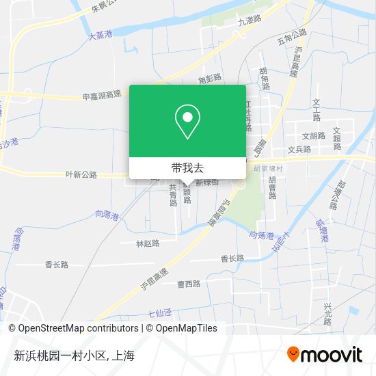 新浜桃园一村小区地图