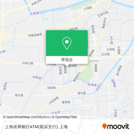 上海农商银行ATM(新浜支行)地图