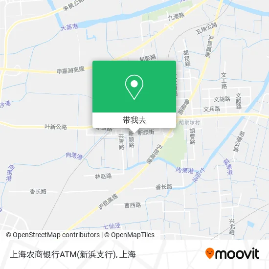 上海农商银行ATM(新浜支行)地图