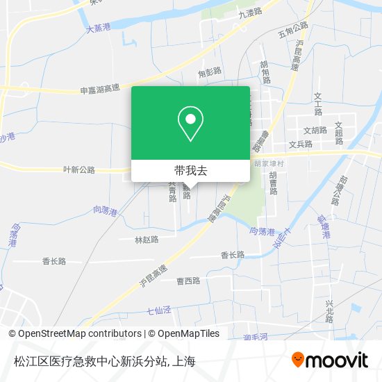 松江区医疗急救中心新浜分站地图