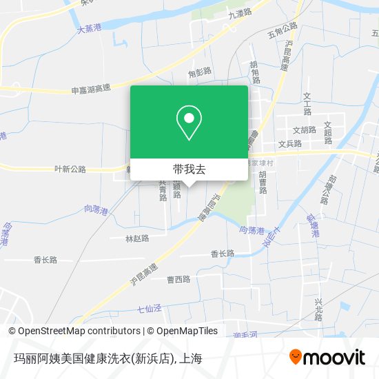 玛丽阿姨美国健康洗衣(新浜店)地图