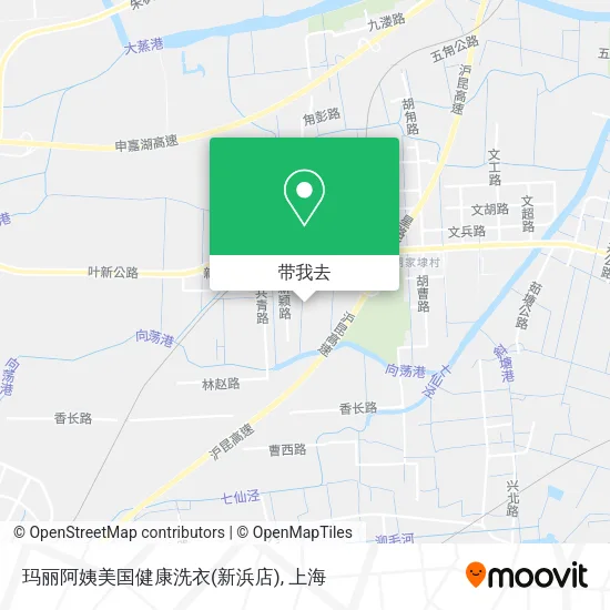 玛丽阿姨美国健康洗衣(新浜店)地图