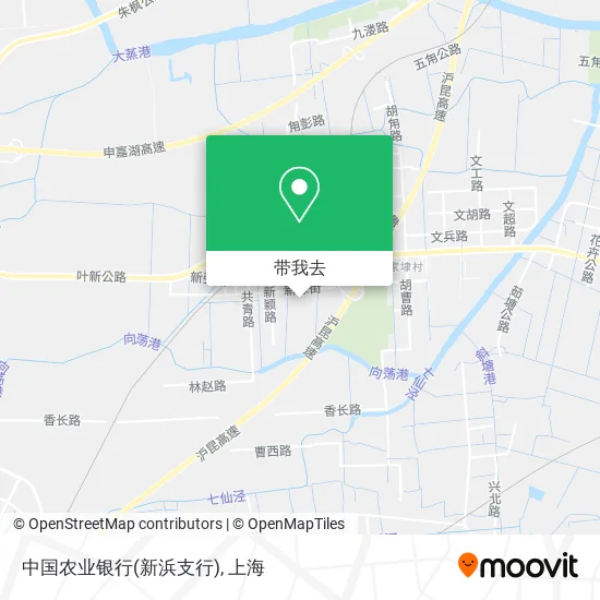 中国农业银行(新浜支行)地图