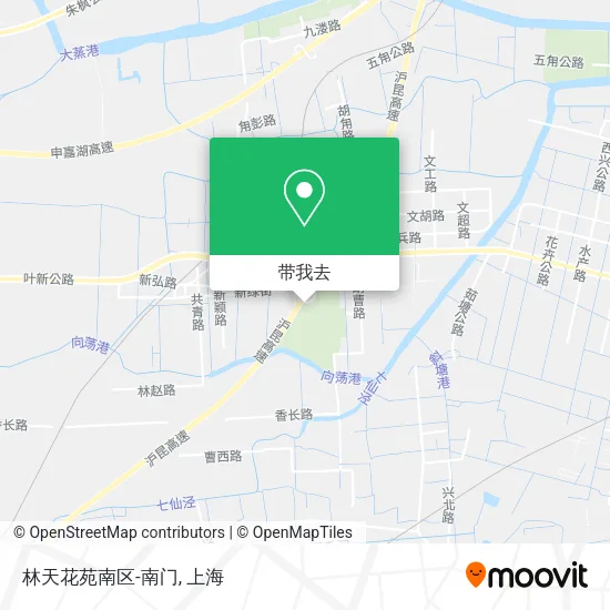 林天花苑南区-南门地图