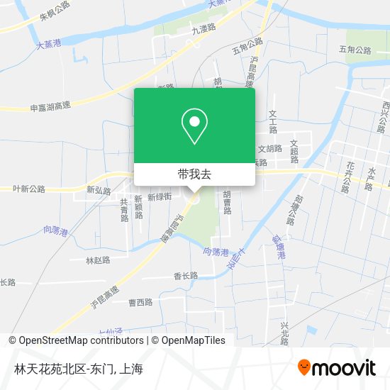 林天花苑北区-东门地图