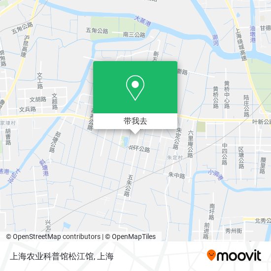 上海农业科普馆松江馆地图
