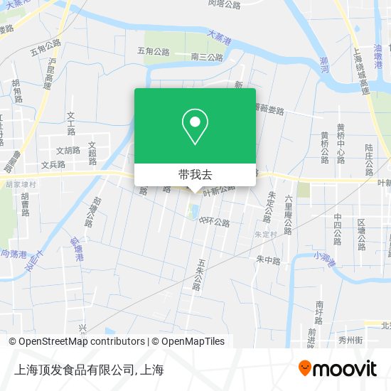 上海顶发食品有限公司地图