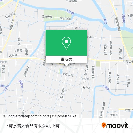 上海乡窝人食品有限公司地图