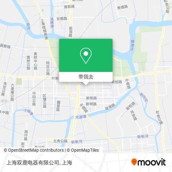 上海双鹿电器有限公司地图