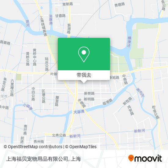 上海福贝宠物用品有限公司地图