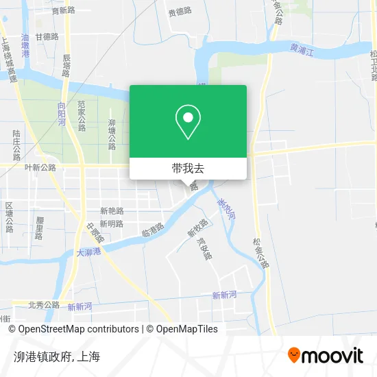 泖港镇政府地图