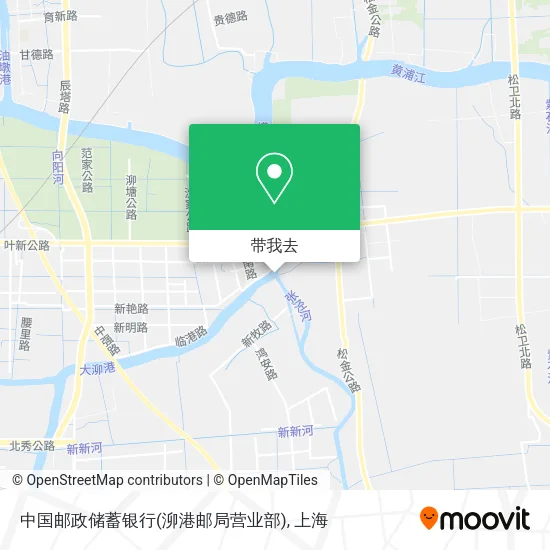 中国邮政储蓄银行(泖港邮局营业部)地图
