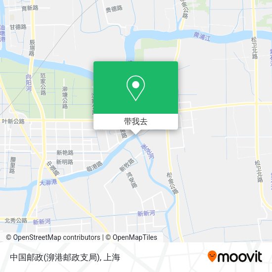 中国邮政(泖港邮政支局)地图