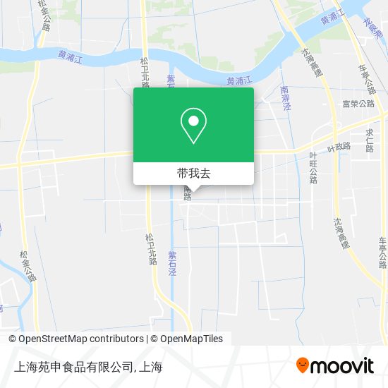 上海苑申食品有限公司地图
