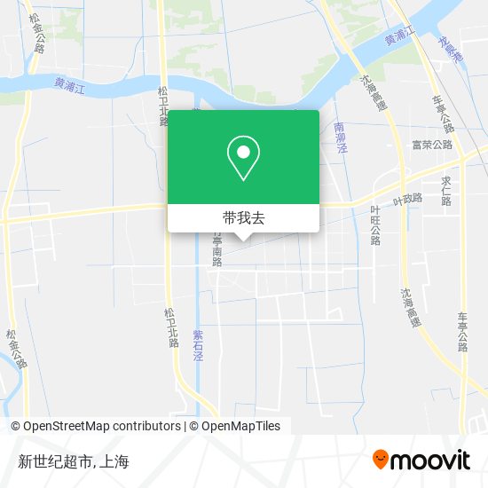 新世纪超市地图