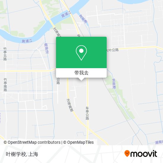 叶榭学校地图