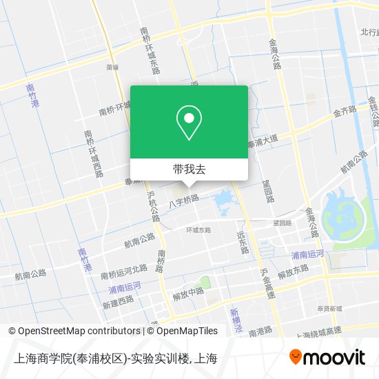 上海商学院(奉浦校区)-实验实训楼地图