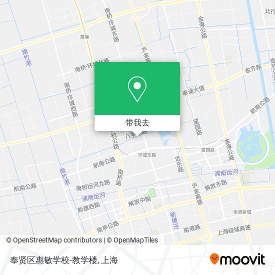 奉贤区惠敏学校-教学楼地图