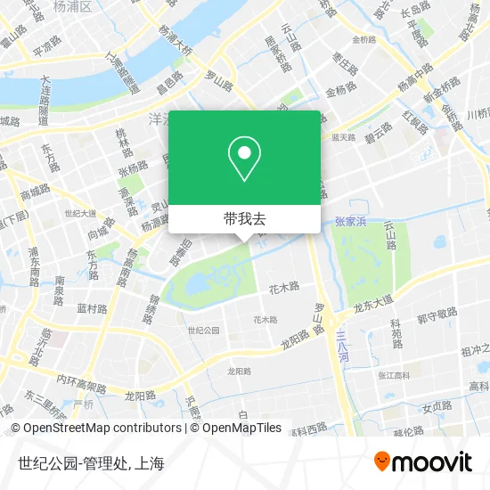 世纪公园-管理处地图