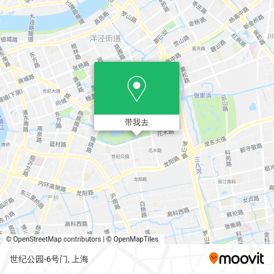 世纪公园-6号门地图