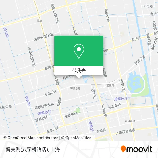 留夫鸭(八字桥路店)地图