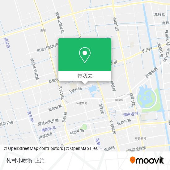 韩村小吃街地图