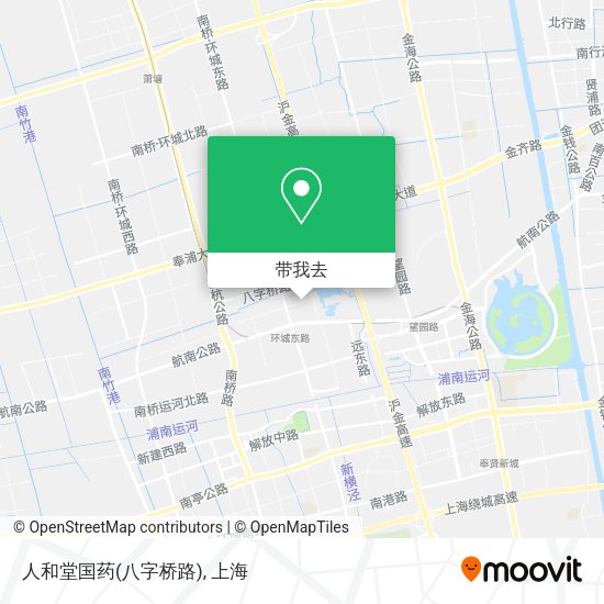 人和堂国药(八字桥路)地图