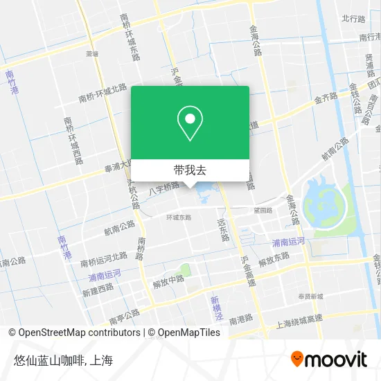 悠仙蓝山咖啡地图