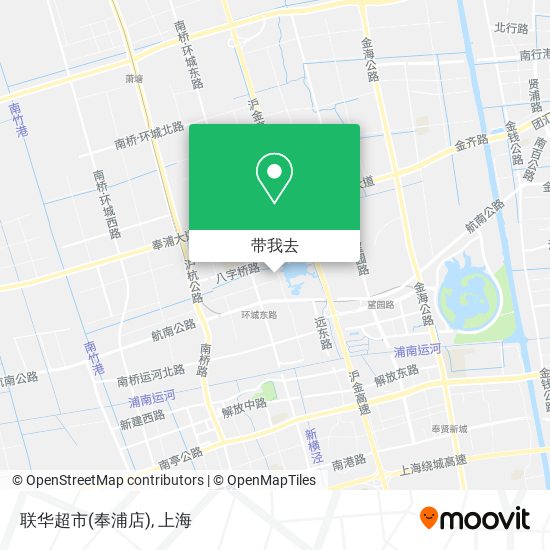 联华超市(奉浦店)地图