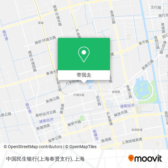 中国民生银行(上海奉贤支行)地图