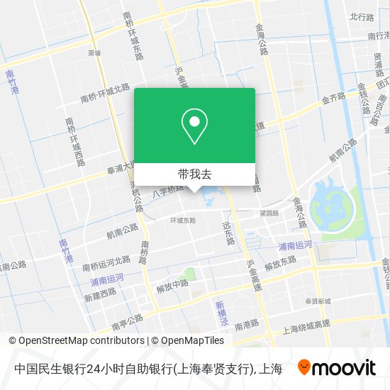 中国民生银行24小时自助银行(上海奉贤支行)地图