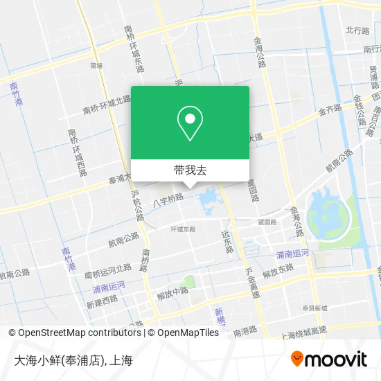 大海小鲜(奉浦店)地图