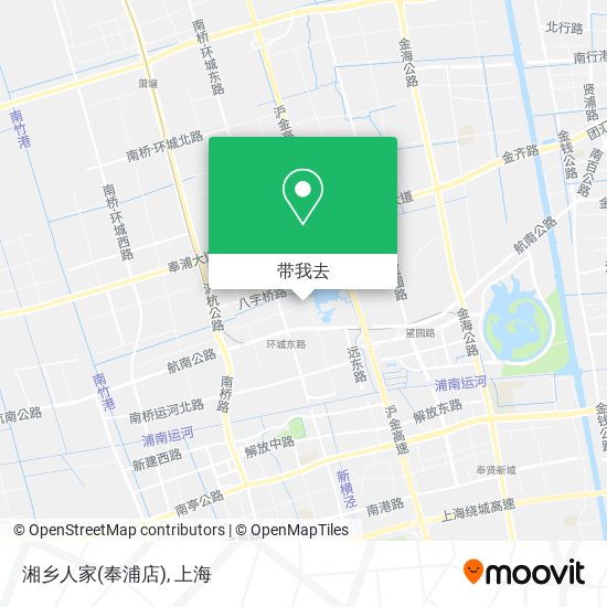 湘乡人家(奉浦店)地图