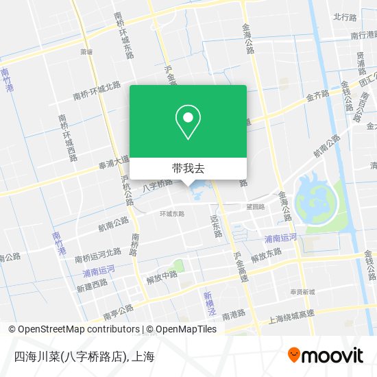 四海川菜(八字桥路店)地图